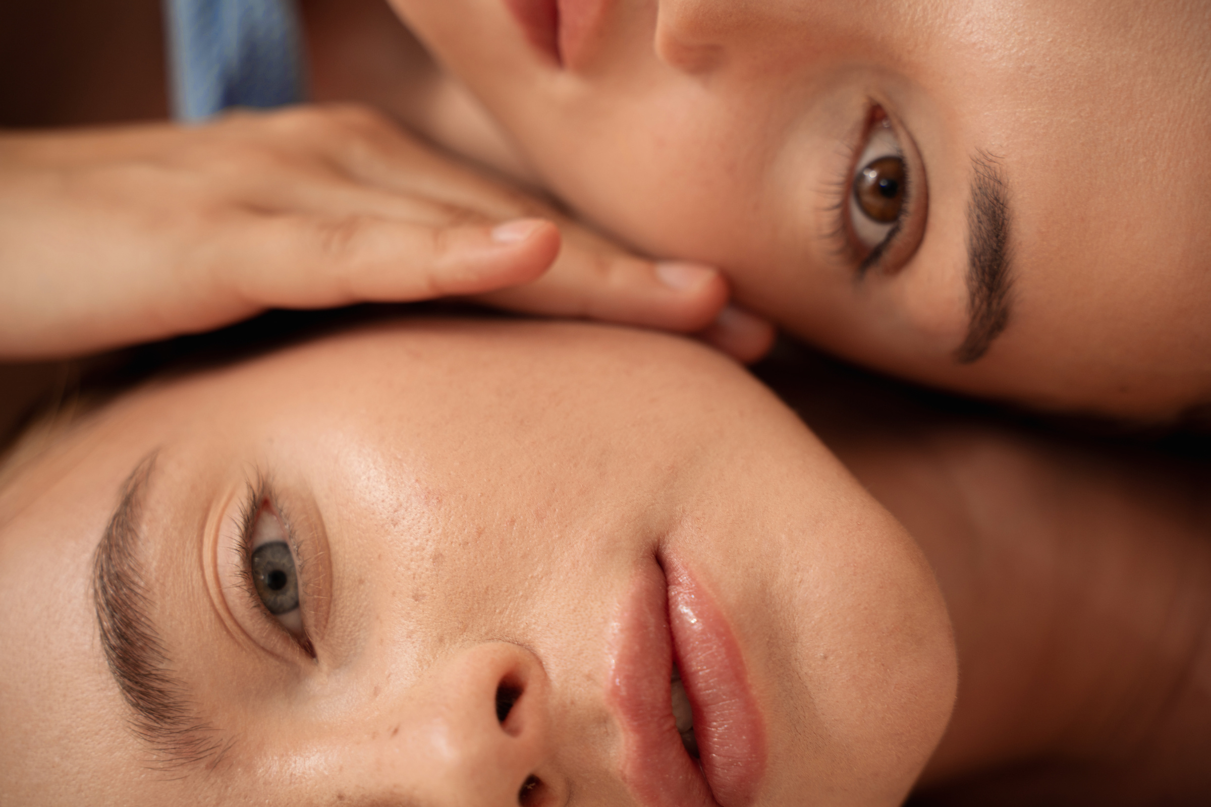 Faces of Two Women